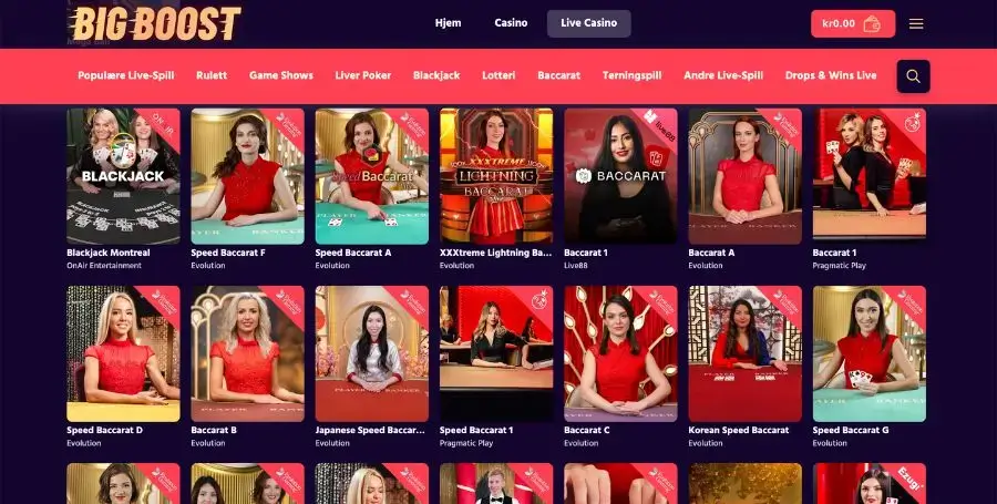 Baccarat casino – Big Boost
