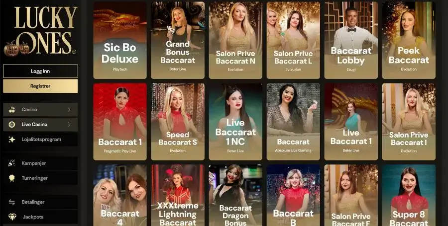 Baccarat casino – Lucky Ones