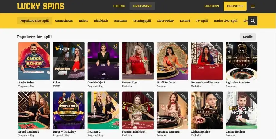Baccarat casino – Lucky Spins