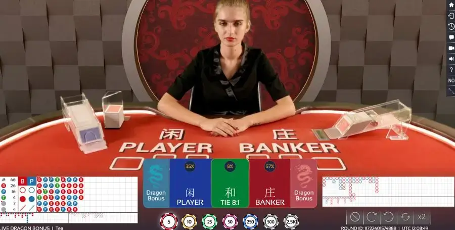 Dragon Bonus Baccarat fra Absolute Live Gaming