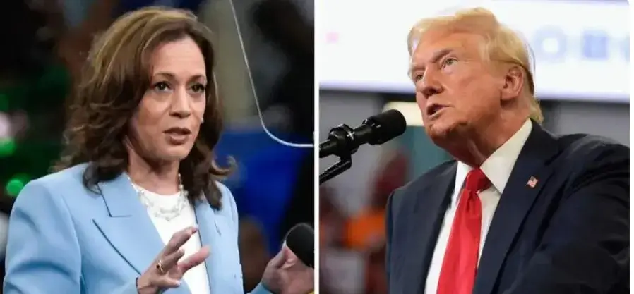 Kamala Harris og Donald Trump kjemper begge om å bli USAs neste president