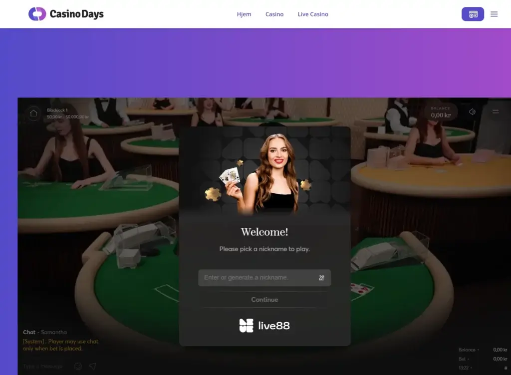 Hvordan man spiller Live Blackjack