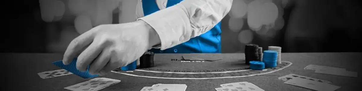 Live dealer blackjack banner