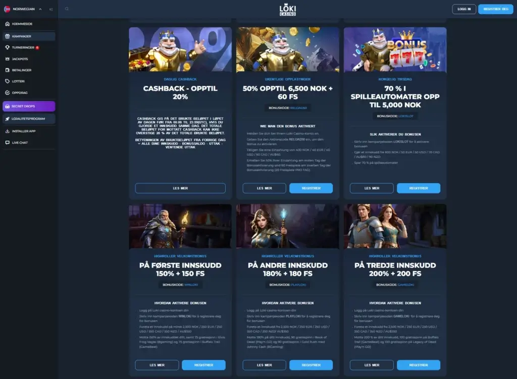 Loki | VIP casino Ideelt for highrollere