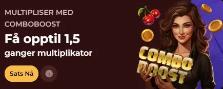 Bettingbonuser hos Romancasino. Spill med oddsboost på kombinasjonsspill. 