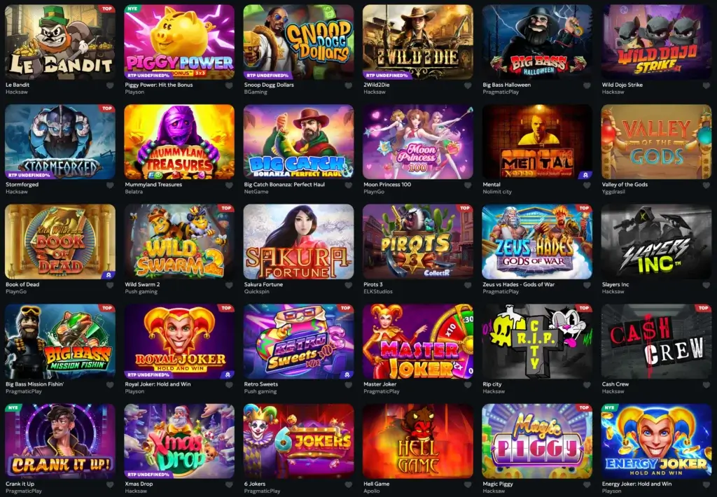 Oversikt over de mest populære spilleautomatene hos Casabet casino