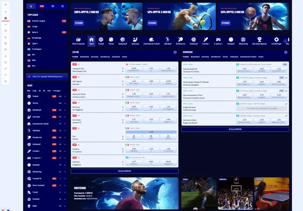 Sportsbetting hos BankonBet