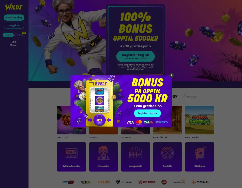 Hvordan komme i gang hos et casino med best utbetaling. Gå til uttakssiden hos Wildz