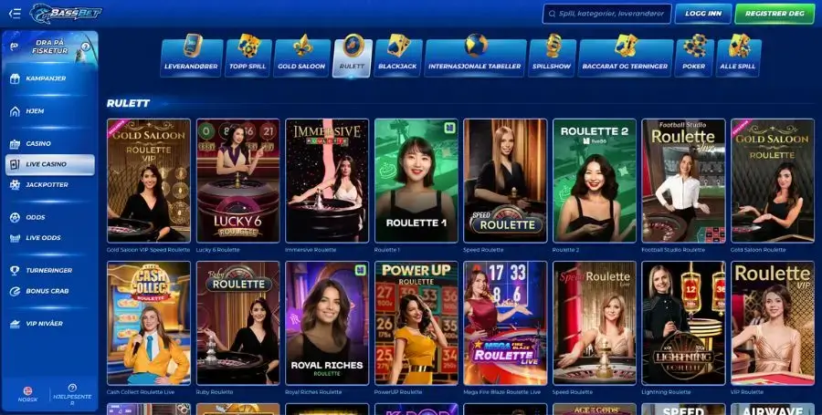 Roulette hos Bassbet