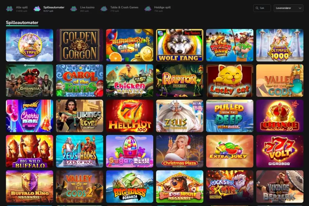 Spilleautomater hos TikTak Bet