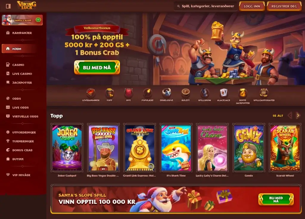 Besøk VikingLuck casino