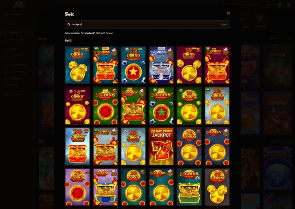 Jackpotspill hos FatPirate