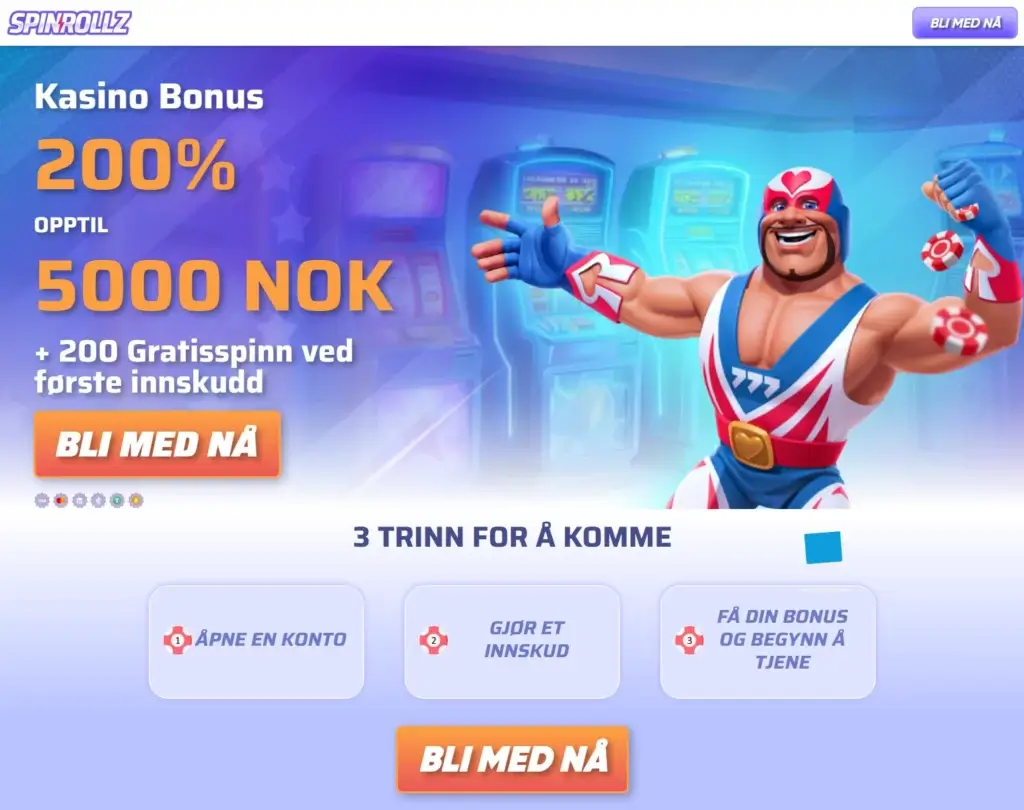 Top anbefalte casinoer - Spinrollz