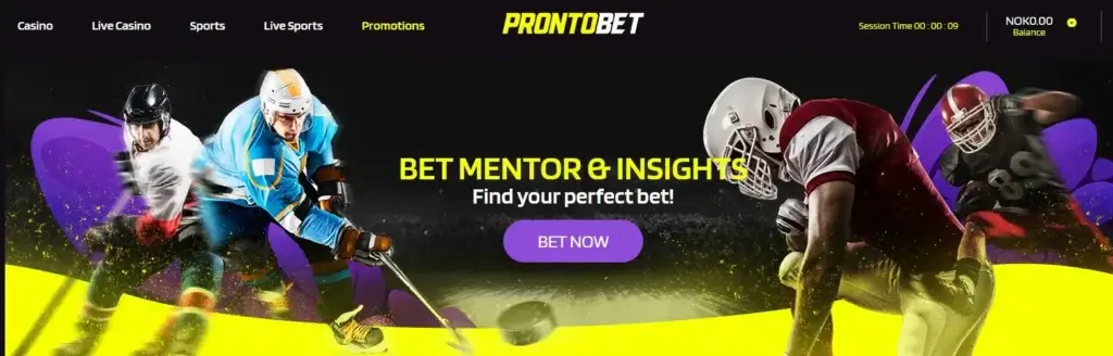 ProntoBet - vår anbefalte bettingside for håndball-VM odds