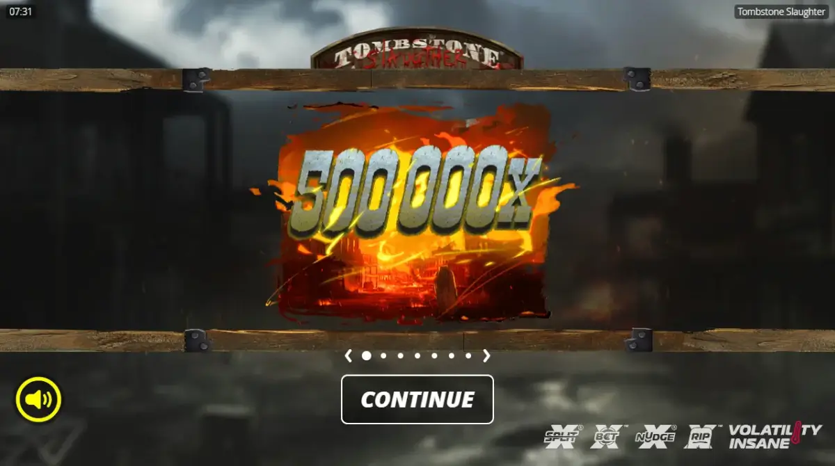 skjermbilde av tombstone slaughter 500 000x startskjerm