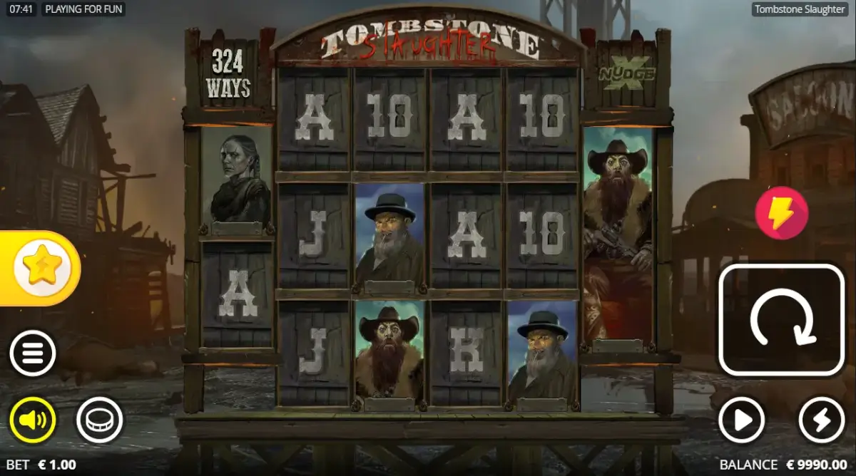 Tombstone Slaughter: El  Gordo's Revenge skjermbilde av grunnspillet