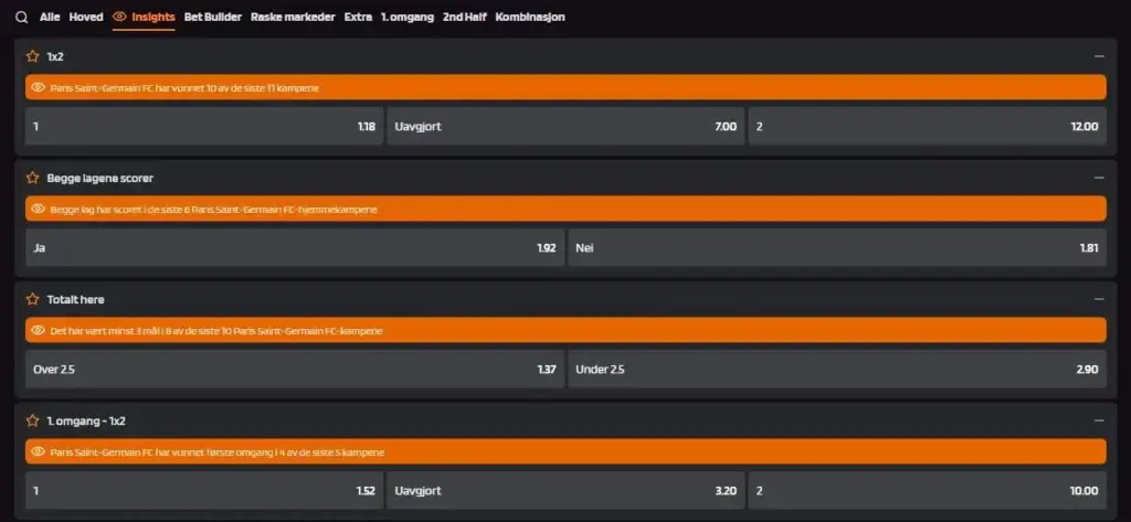 Punterz gir deg odds på Champions League