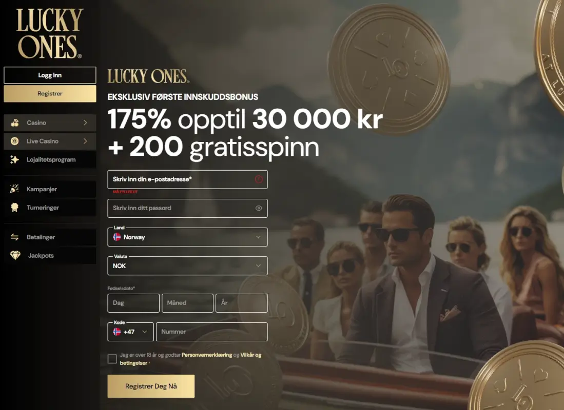 Lucky Ones - Visa casino