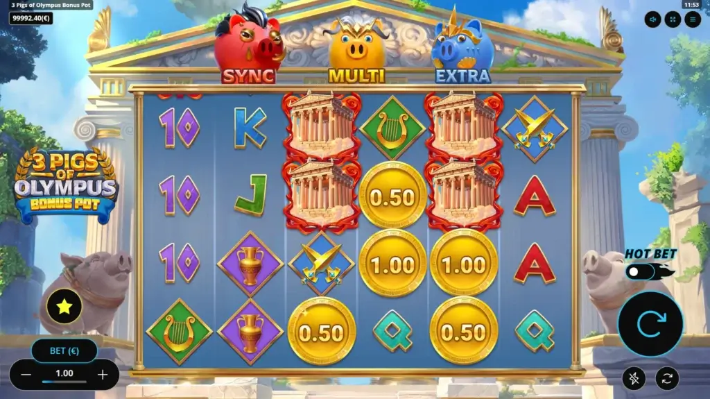 3 Pigs of Olympus  