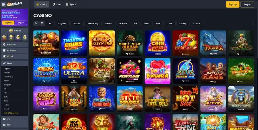 Spillutvalget i casinoet til KokoBet