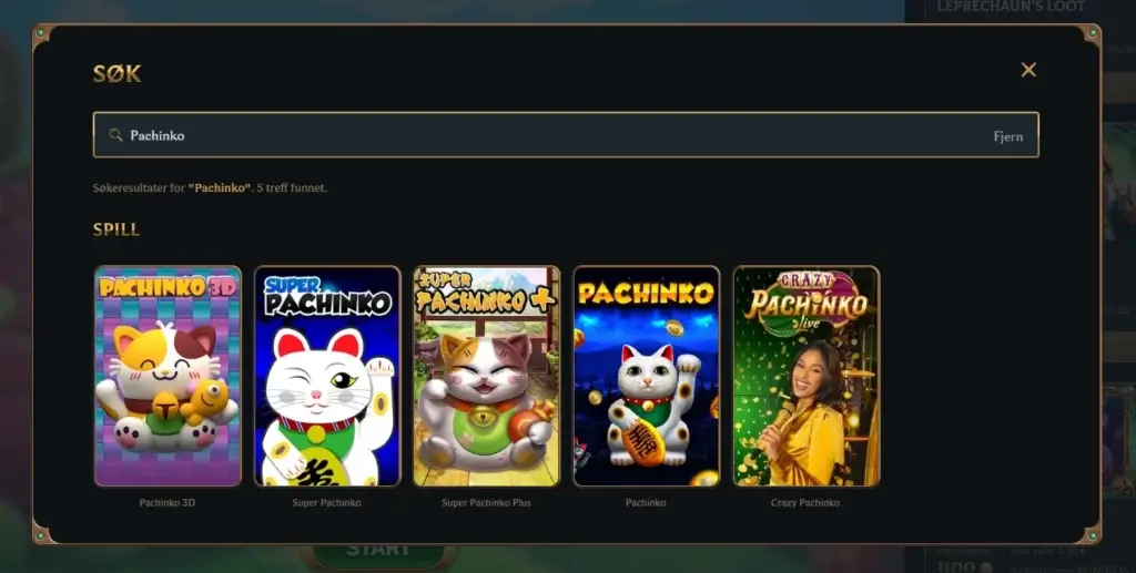 Kom i gang med Pachinko. Registrer deg hos et casino som har Pachinko-spillet - Foreta innskudd pg velg ditt favoritt Pachinko-spill