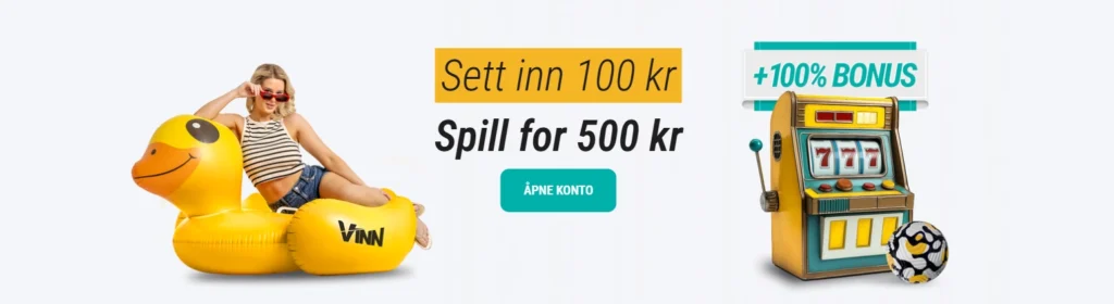 Aktiver bonusen: 100% eller 400%