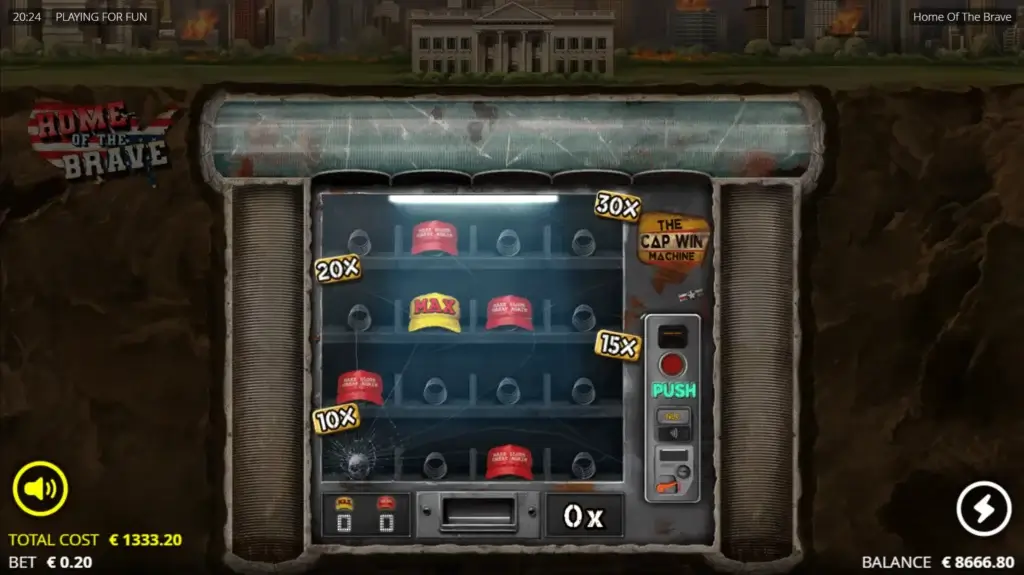Cap Win-funksjonen er nøkkelen til maksgevinsten på 61 446x.