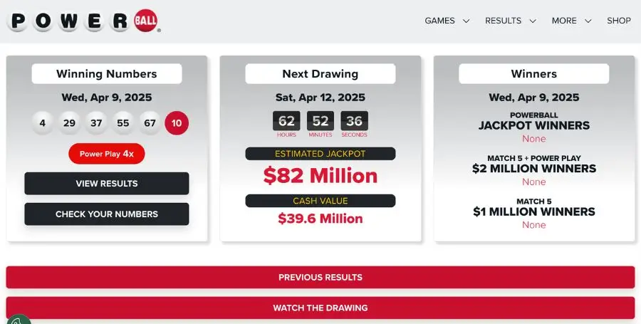 Powerball lotteri