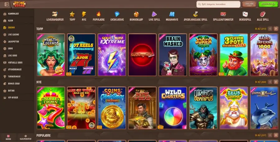 Spillutvalget i casinoet til Stonevegas