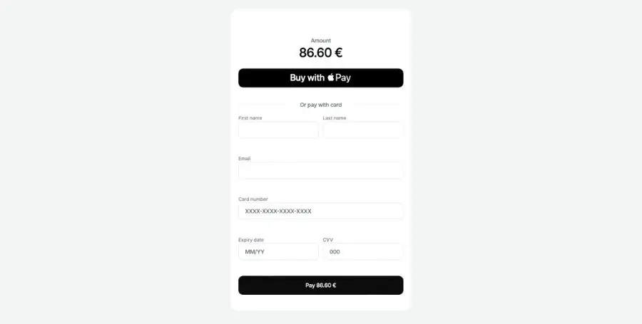 Apple Pay betalingsverifikasjon