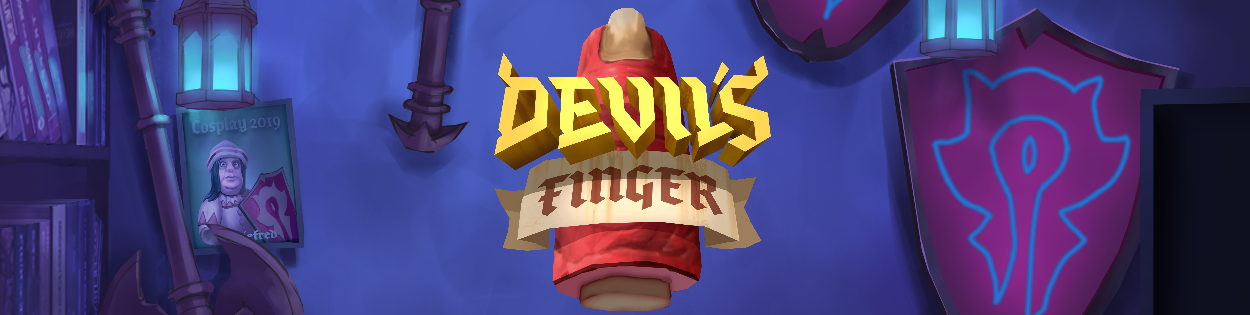 Devils finger banner