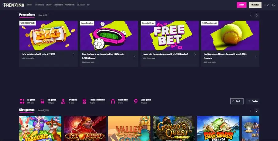 Frenzino - et Google Pay casino
