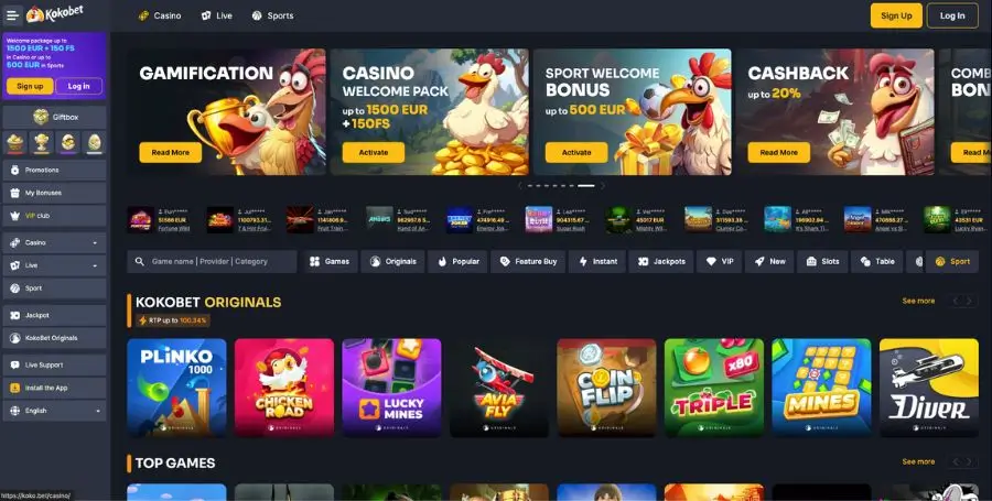 KokoBet nettcasino