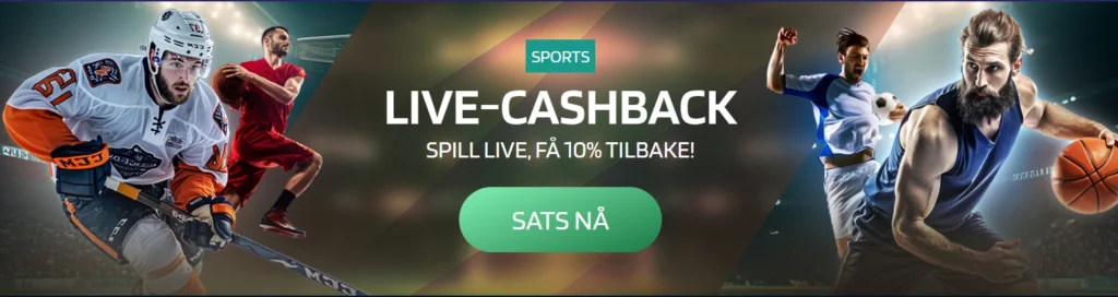 Topp 5 faste bettingtilbud for norske oddsspillere. Dynabet – daglig 10 % cashback og bettingbonus uten innskudd
