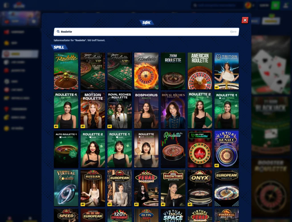 Roulette hos BigClash