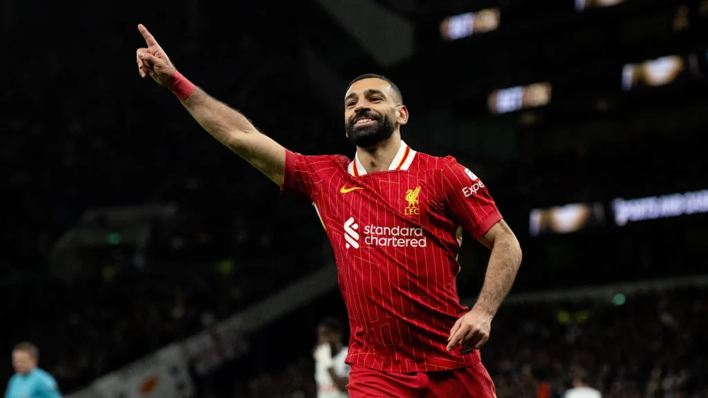 Mohamed Salah Liverpool feirer mål