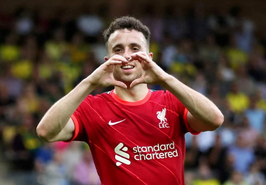 Diogo Jota liverpool hjerte