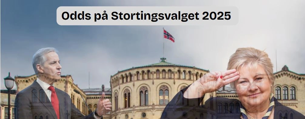 Odds på Stortingsvalget 2025 - hvem blir norges nye statsminister