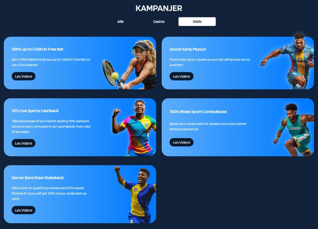 Bettingbonuser hos Jaa Bet