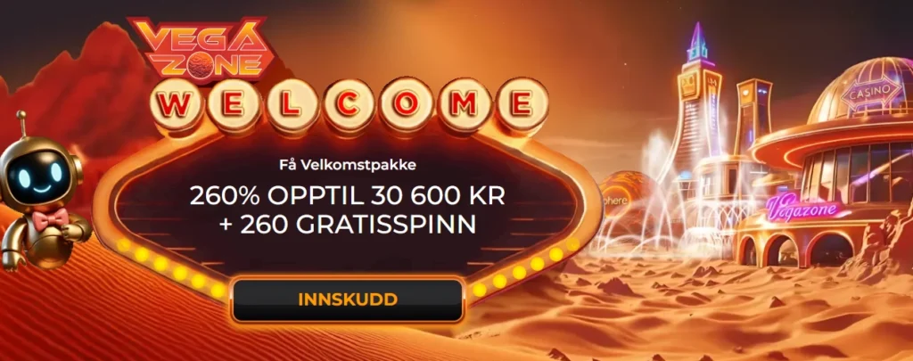 Aktiver bonusen hos Vegazone