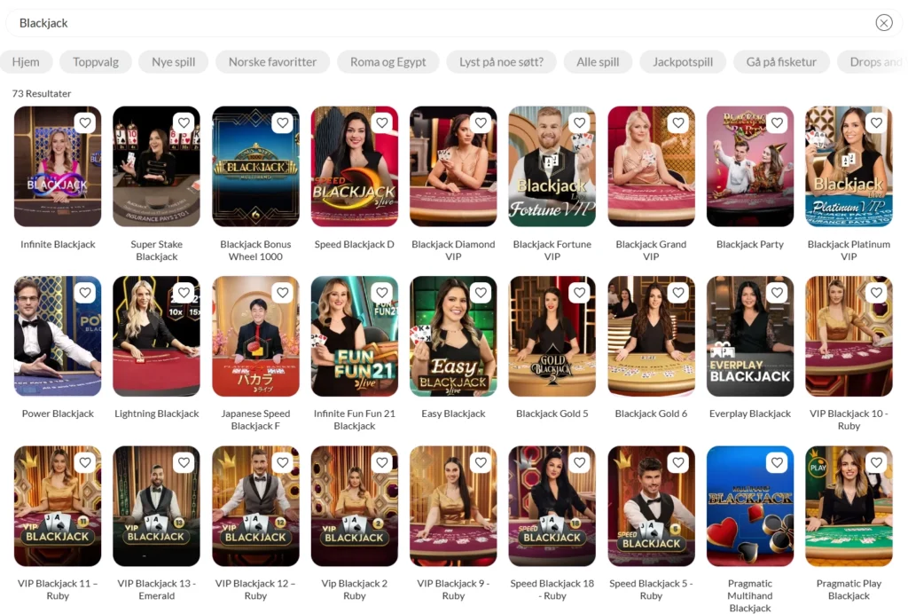 Blackjack hos Puntit