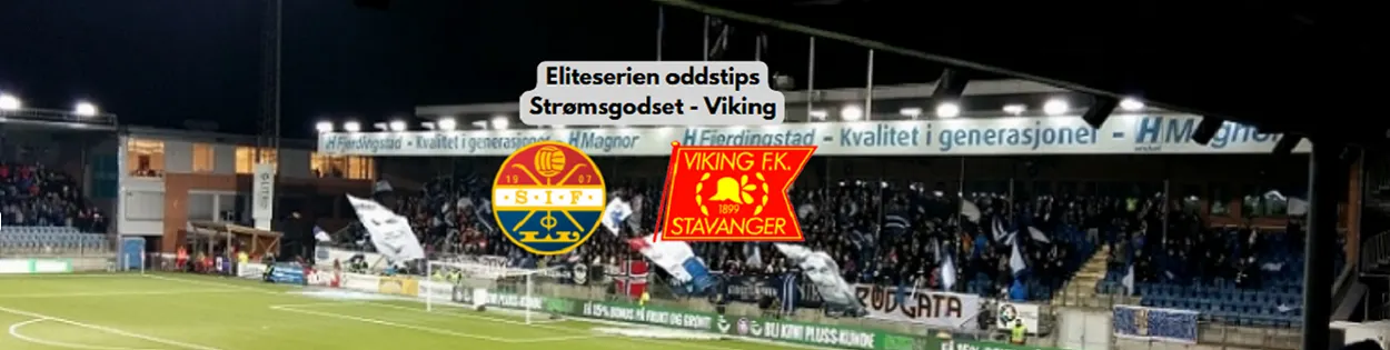 Tipping på Eliteserien. Strømsgodset Viking oddstips