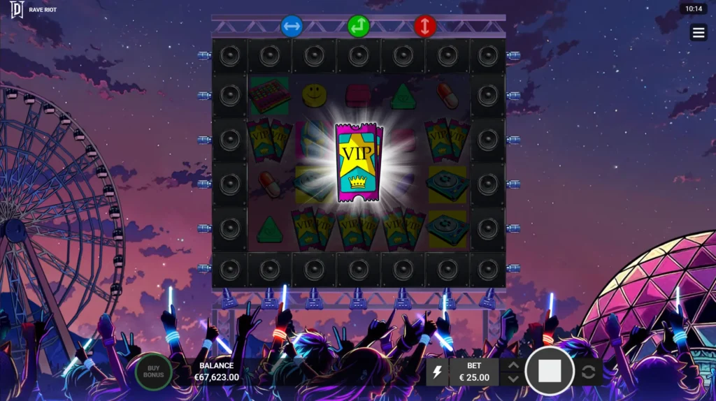 Samle VIP-billetter for å få bli med backstage på rave riot
