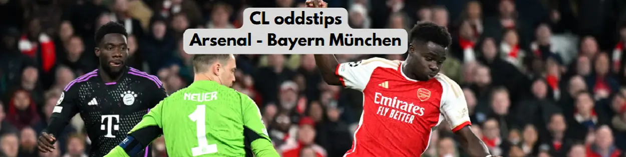 Odds tips på Arsenal - Bayern München