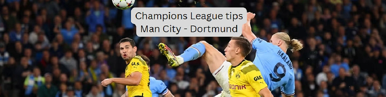 Champions League tippetips på City Dortmund