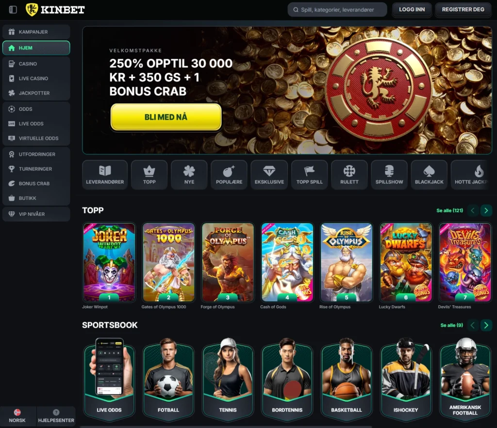 Gå til nettsiden til KinBet