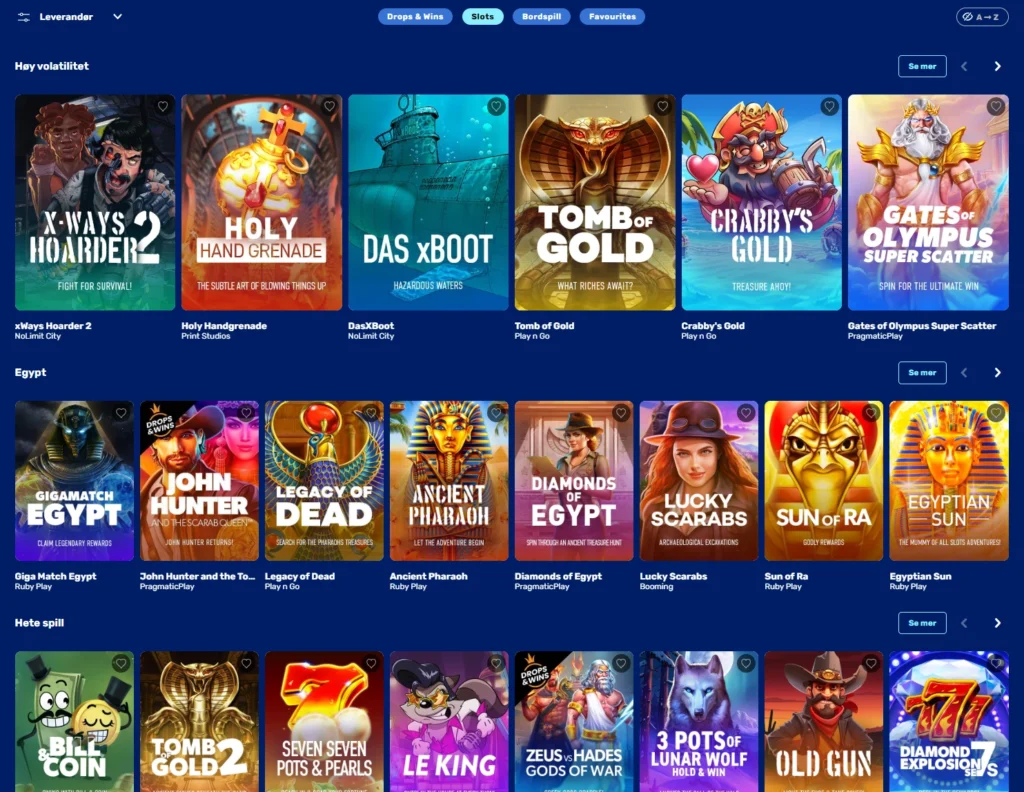 Spilleautomater hos KodaBet