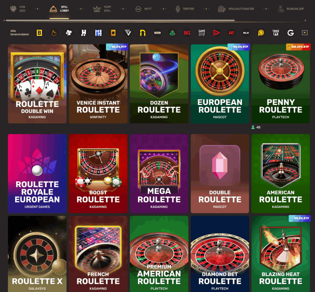 Roulette hos National