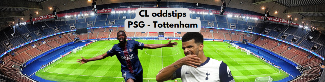 Oddstips på Champions League-kampen PSG mot Spurs