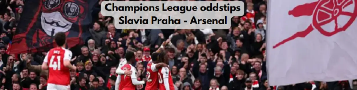 Oddstips på Slavia Praha Arsenal